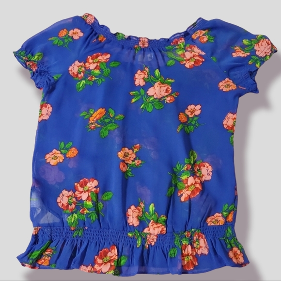 Hollister Sheer Garden Floral Top - Picture 6 of 9